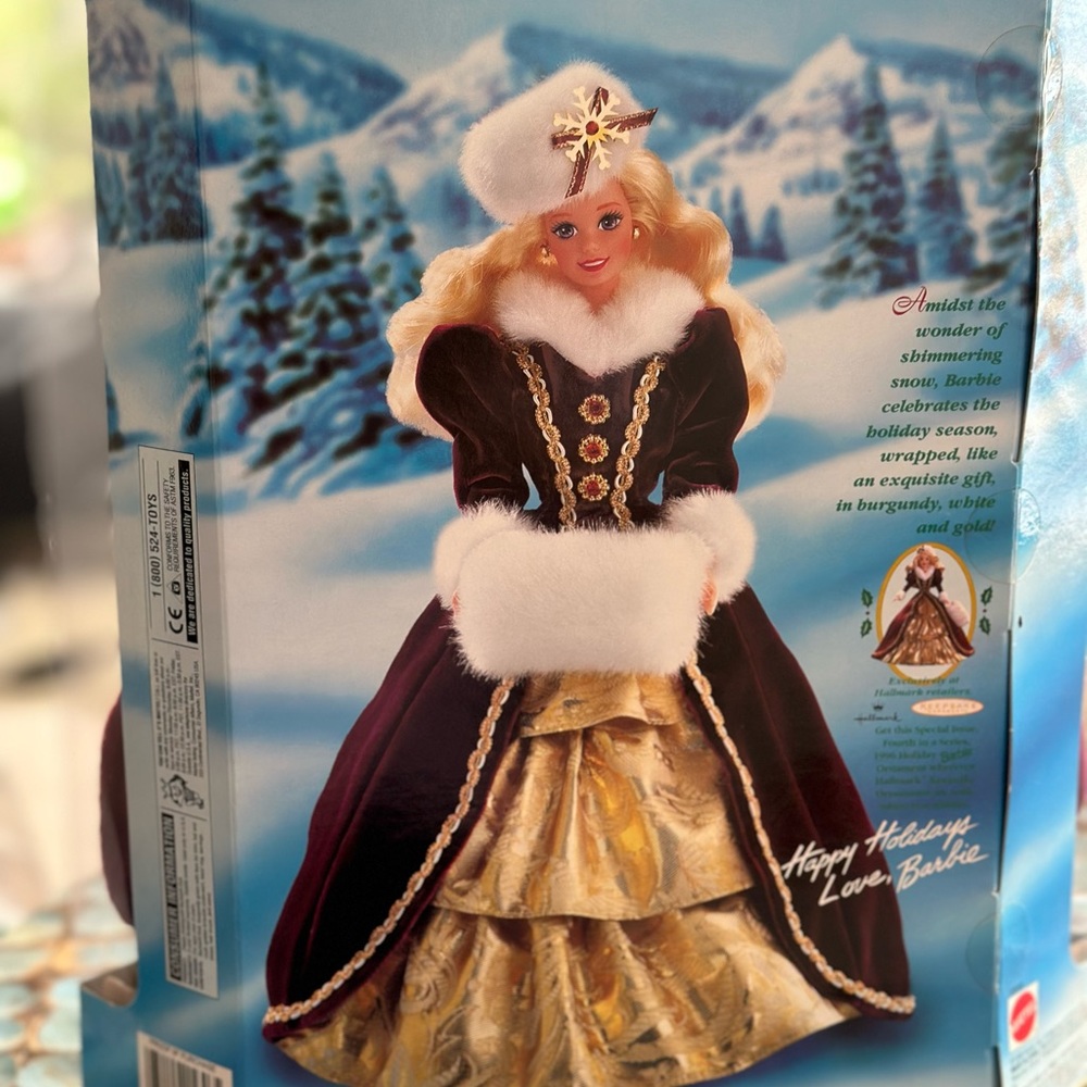 NIB Barbie Happy Holidays 1996 Special Edition 15646 Manufacturer Sealed